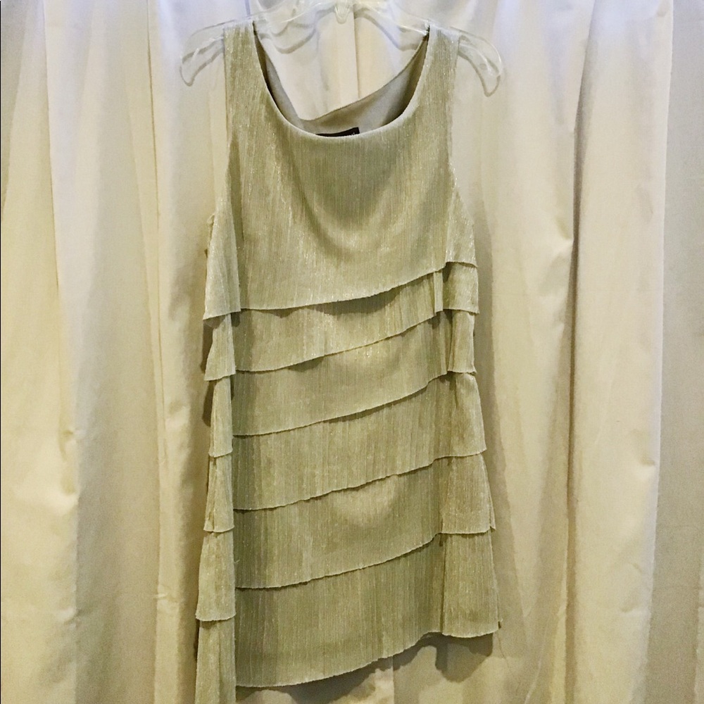 Silver layered dress